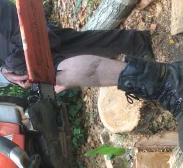 Chainsaw Accidents – PPE choice, training and bad chain brake practice.